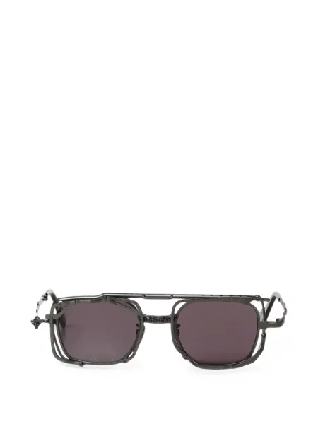 Ochelari de soare Kuboraum cu imprimeu geometric gri