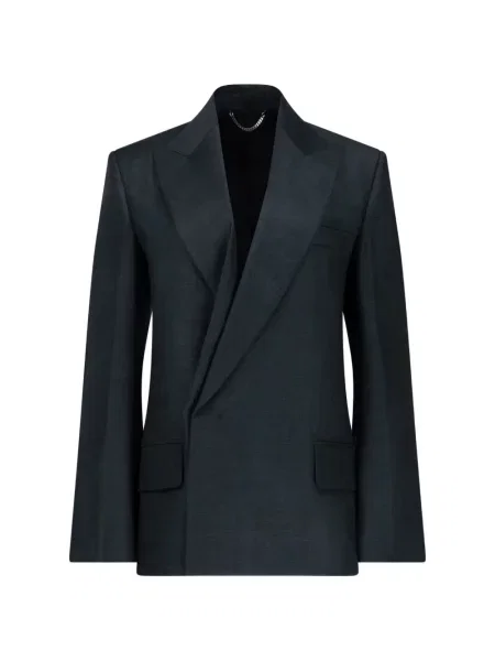 Sacou Victoria Beckham cu rever verde