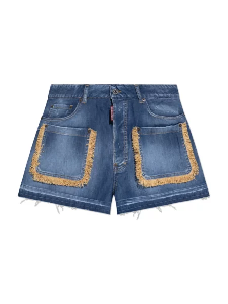 Szorty jeansowe Dsquared2 niebieskie