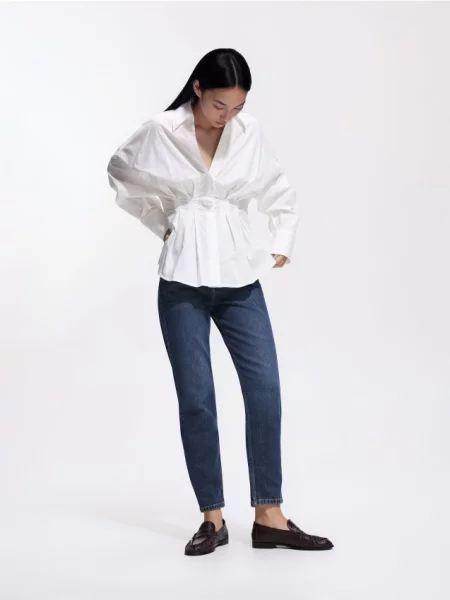 Reserved LADIES` JEANS TROUSERS bleumarin