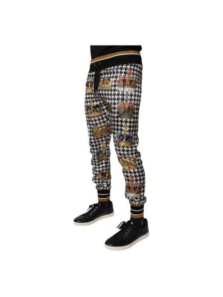 Joggery Dolce And Gabbana w pepitkę