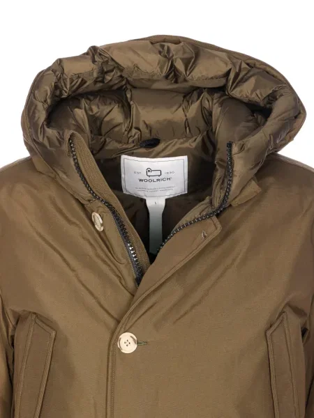 Geacă parka Woolrich maro