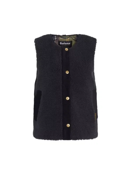 Kamizelka Barbour typu teddy czarna