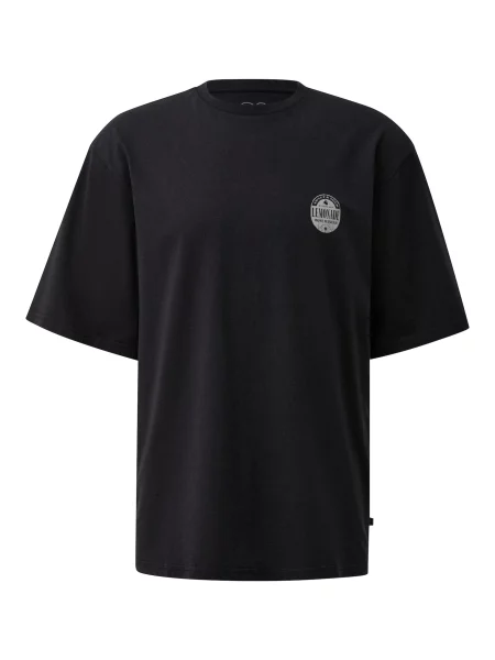 QS Tricou negru / murdar alb