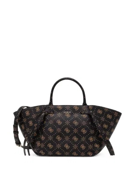 Geantă shopper Guess cu imagine negru