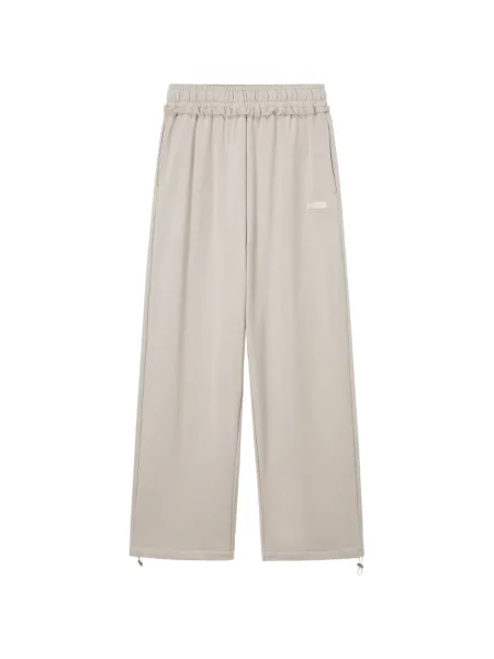 Mini pantaloni Mini Cream cu picior lat mini