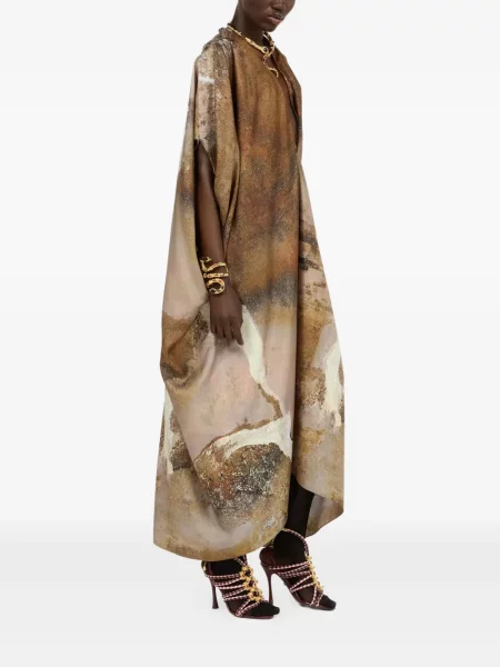 Rochie Roberto Cavalli de mătase cu imagine