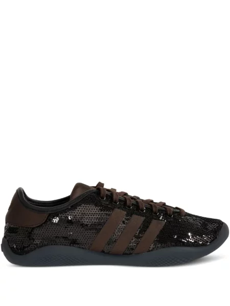 Prugaste tenisice Adidas Samba sa šljokicama crvena