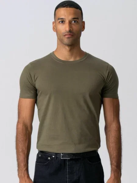 TEESHOPPEN Cămașă Muscle T verde
