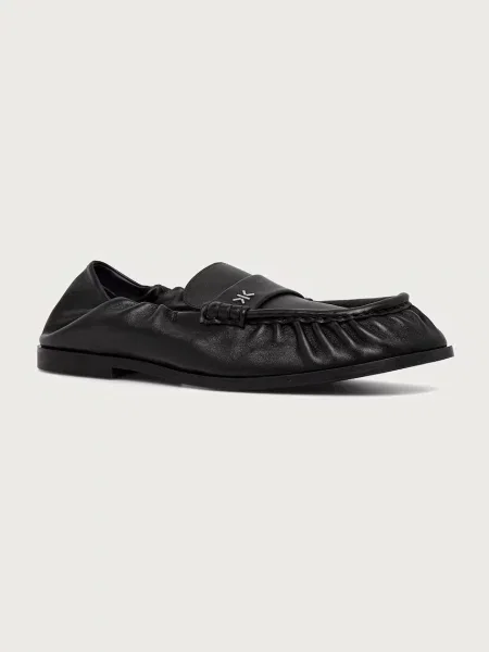 Kenzo loafers slip-on pentru femei din piele negru