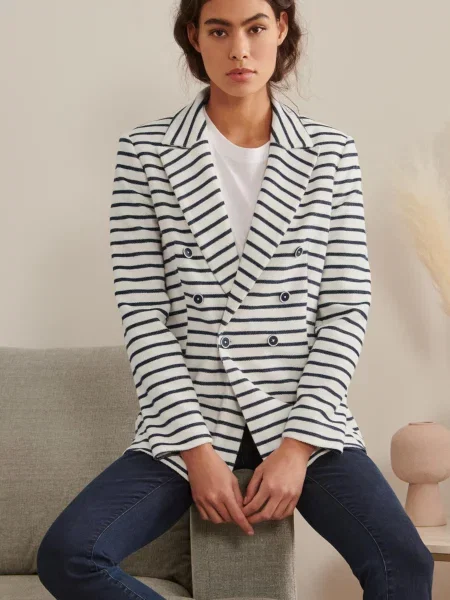 Tchibo Блейзер Білий/синій білий