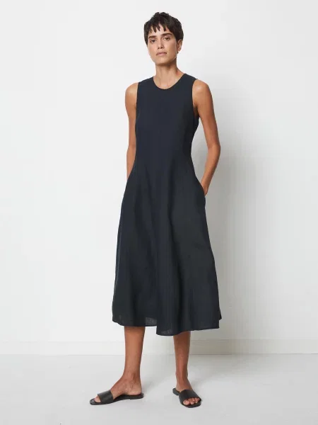 Marc O’Polo Сукня міді Льон синій