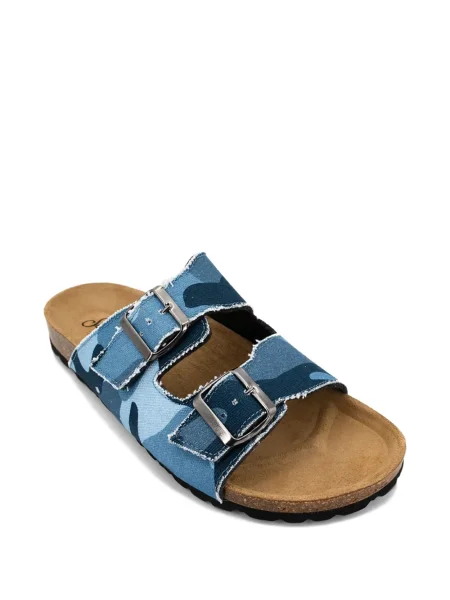 Sandale Mc2 Saint Barth cu model camuflaj albastru