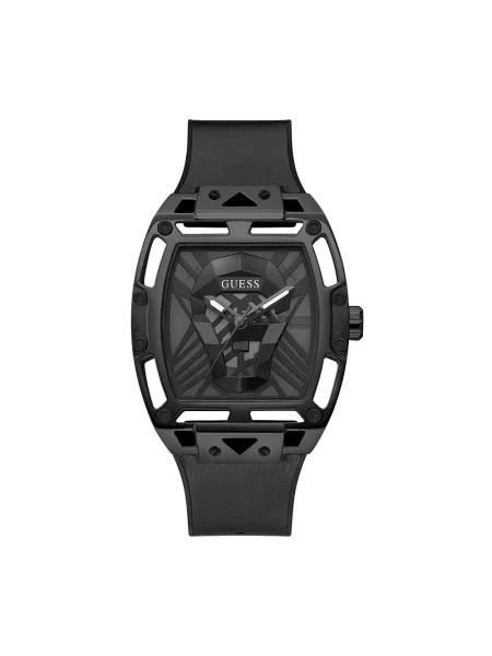Zegarek Guess skórzany czarny