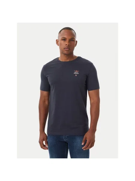 Aeronautica Militare Majica Girocollo Mornarsko modra