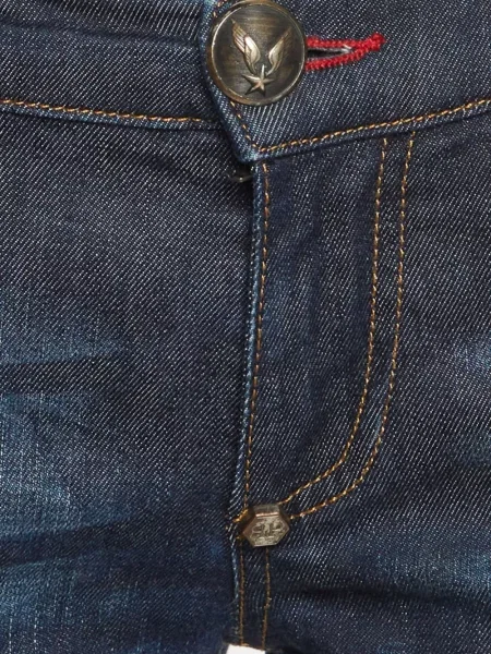 Blugi drepți Max Mara albastru