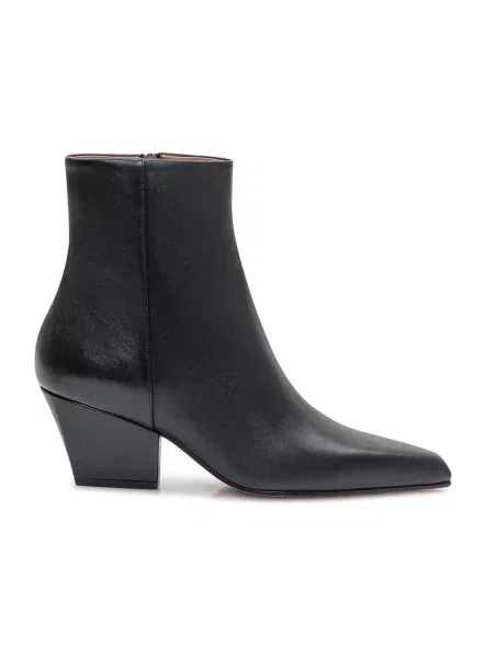 Buty do kostki Paris Texas skórzane czarne