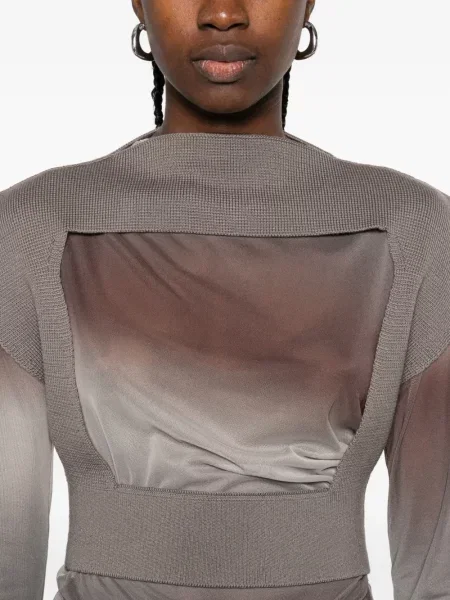 Top Rick Owens de lână gri
