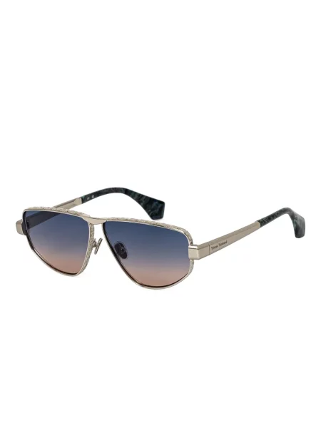 Ochelari de soare Vivienne Westwood cu imprimeu geometric argintiu