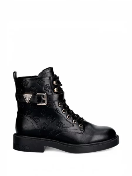 Botine Guess din piele negru