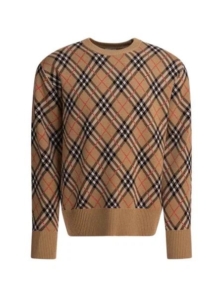 Пуловер Burberry с кръгло деколте