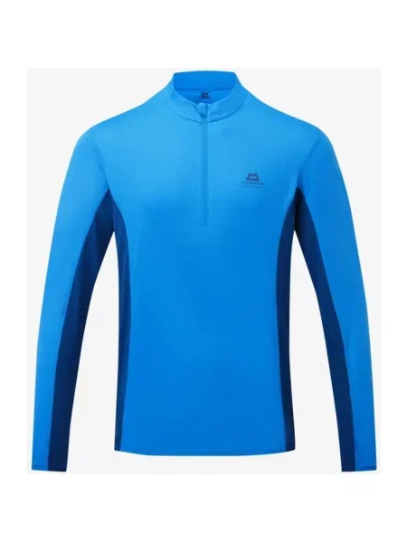 Koszulka rowerowa damska Mountain Equipment Ignis Zip z długim rękawem atlantycki S niebieski