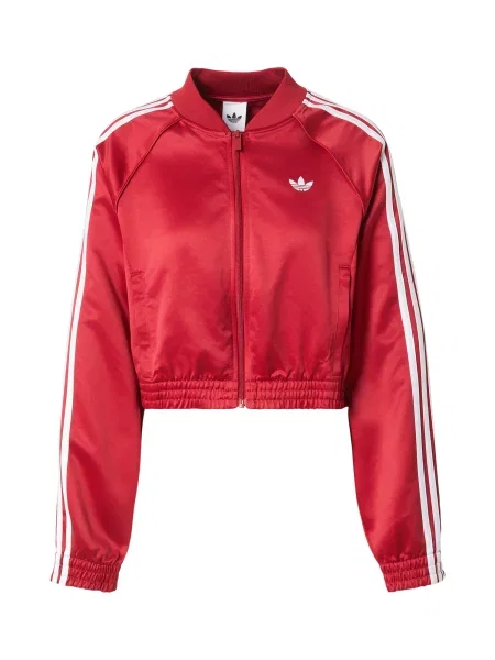 Dzseki adidas Satin Sst Jacket Team Victory Red/ White L fehér
