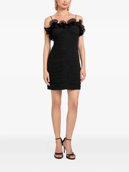 Rochie mini Guess din șifon negru
