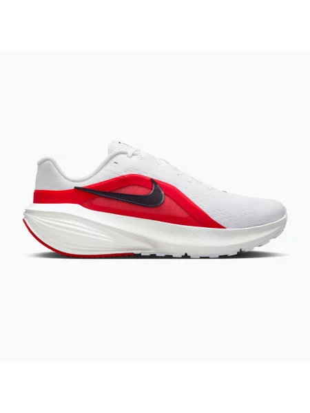Férfi futócipő Nike Downshifter 14 white/summit white/bright crimson/black. Méret: 41 EU fehér