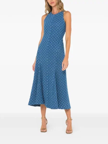 Rochie midi Jbq fără mâneci albastru