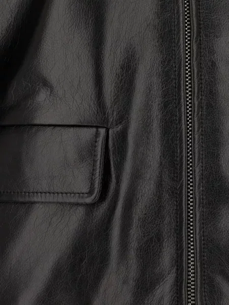 Geanta de piele Marni negru