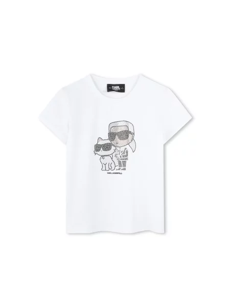 Karl Lagerfeld Kids Футболка D Regular Fit білий