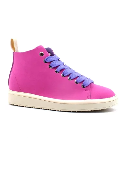 Sneakersy Panchic skórzane różowe
