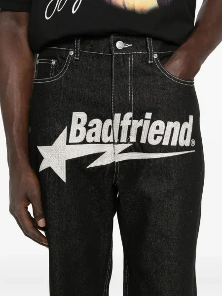 Blugi Badfriend cu 5 buzunare negru