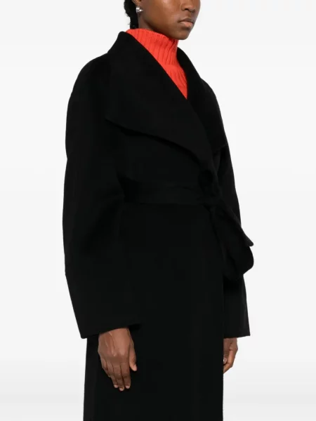 Palton Soft Goat negru