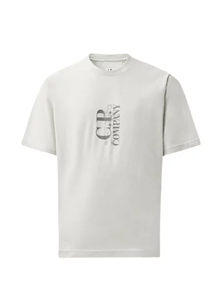 Tricou C.p. Company cu mâneci scurte din jerseu cu autograf