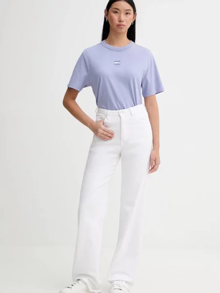 Majica Tommy Hilfiger Jeans vijolična