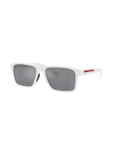 Ochelari de soare Prada Eyewear cu imagine alb