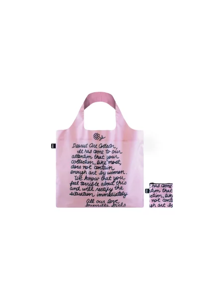 Loqi Guerrilla Girls Dearest Art Collector Recycled Bag Unisex Plecaki i torby LOQI GG.DC-One-size Size: One size różowy