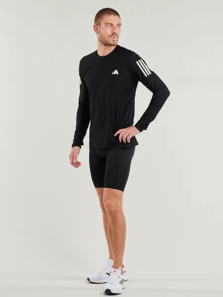 Futó hosszú ujjú póló Adidas fekete