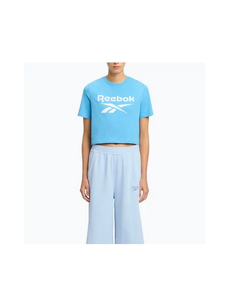 Укороченная футболка Reebok синяя