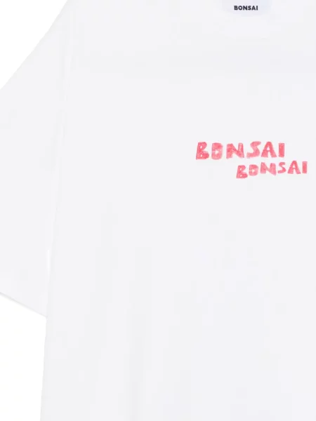 Tricou Bonsai cu imagine alb
