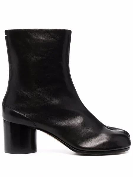 Cizme scurte Maison Margiela din piele negru