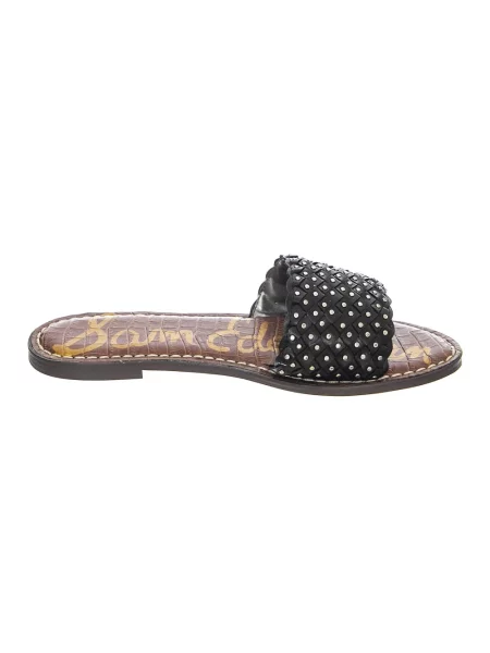 Klapki Sam Edelman skórzane czarne