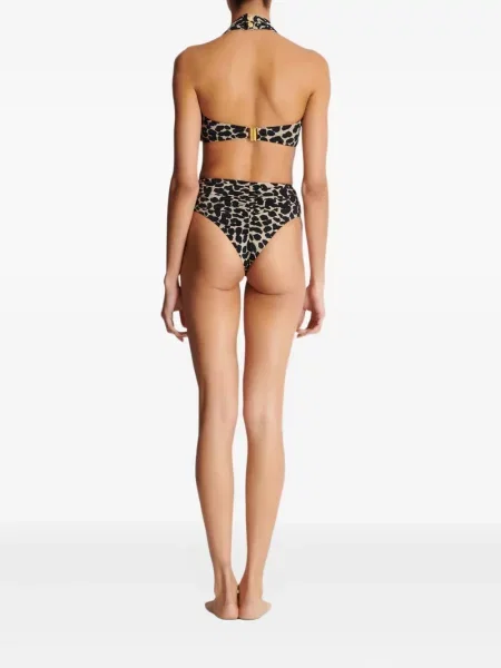 Bikini Balmain cu imagine cu model leopard
