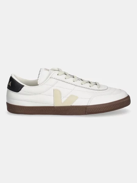 Veja sneakers din piele Panenka alb