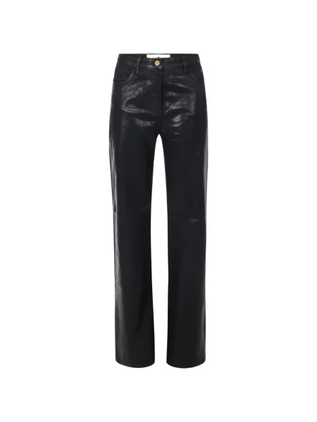 Blugi cu picior larg Elisabetta Franchi negru