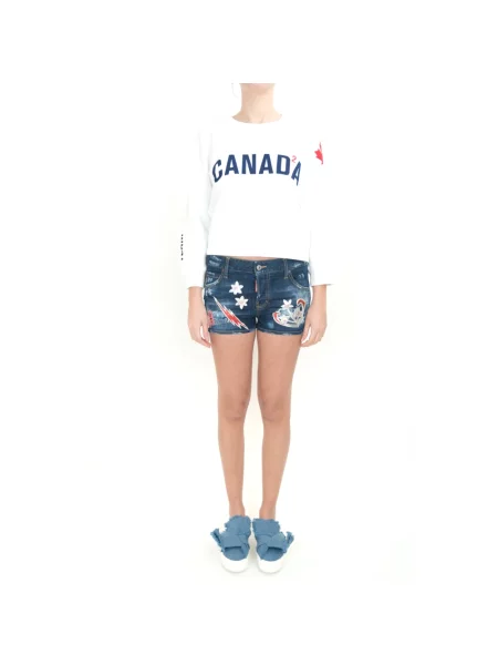Szorty jeansowe Dsquared2 niebieskie