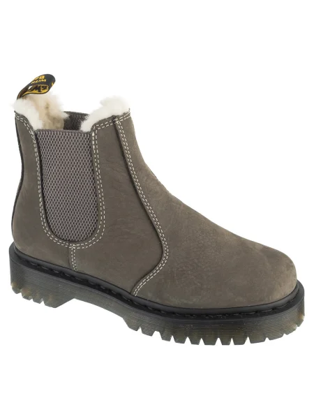 Chelsea boots Dr. Martens sivá