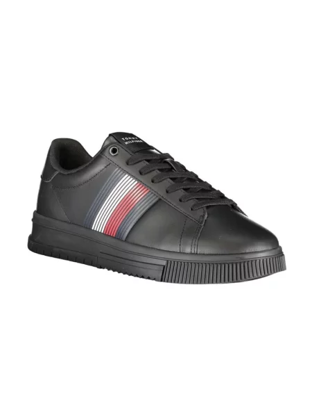 Trampki Tommy Hilfiger skórzane czarne